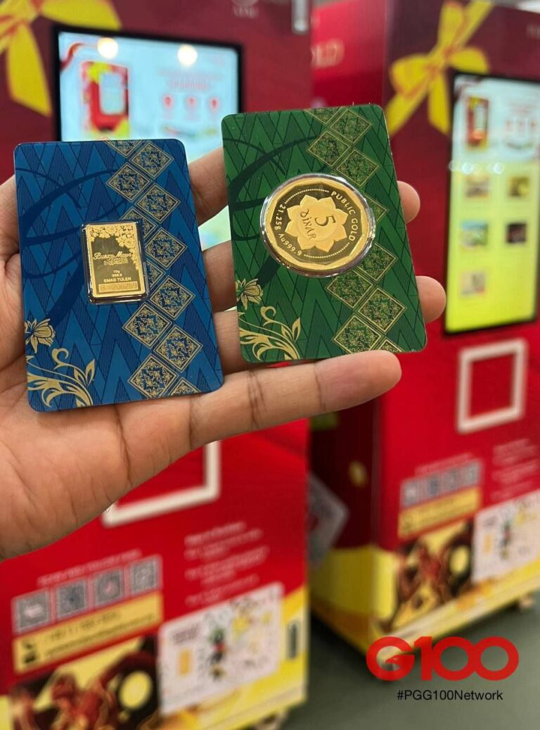 Emas batangan dan koin sebagai ilustrasi harga emas dunia yang mencetak rekor